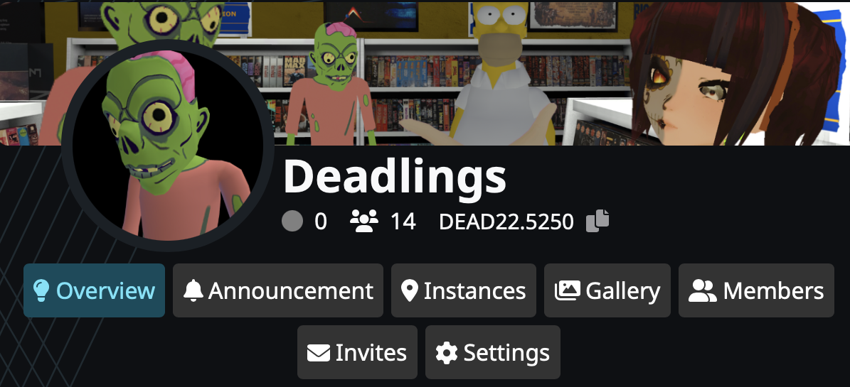 VRChat Deadlings Group
